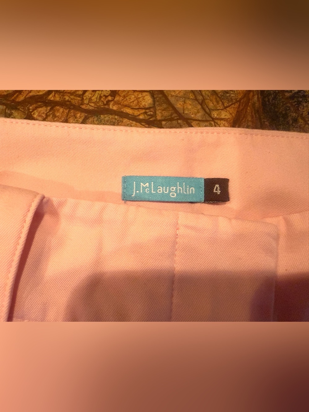 J. McLaughlin Light Pink Cropped Pants